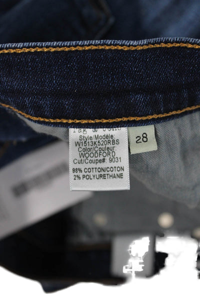 Rag & Bone Jean Women Dark Blue High Rise Skinny Jeans Size 28