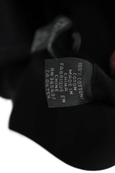 Kenneth Cole Reaction Mens Point Collar Dress Shirt Black Long Sleeve Size 16.5