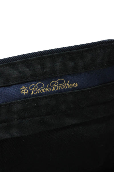 Brooks Brothers Mens Chino Dress Pants Dark Blue 100% Cotton Size 36