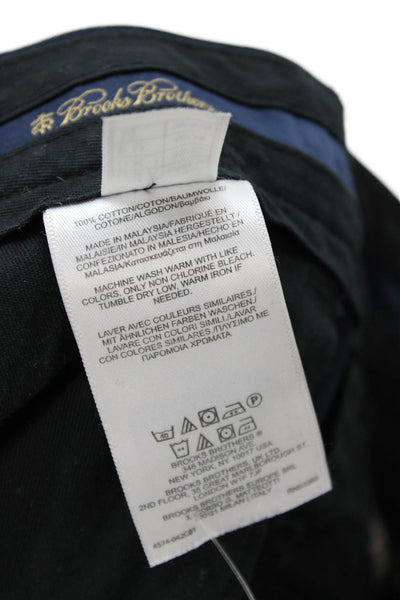 Brooks Brothers Mens Chino Dress Pants Dark Blue 100% Cotton Size 36