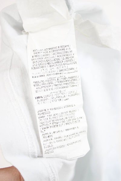 Mona Lisa Collection Boys Cotton Graphic Cartoon Long Sleeve Top White Size 4