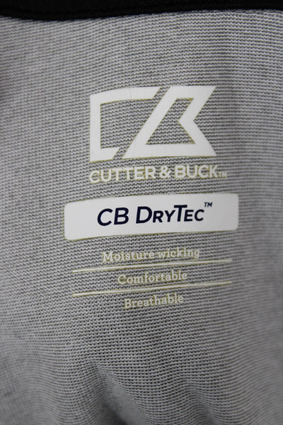 Cutter & Buck Womens Gray High Neck Windbreaker Zip Size S