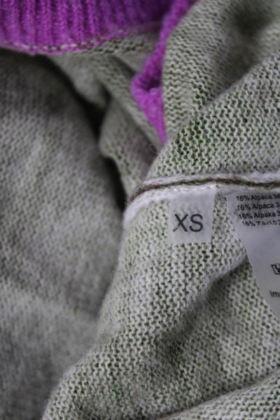 In Bed With You Unisex Pullover Brown Crew Neck Alpaca Wool Size XS