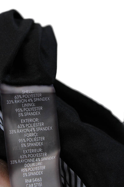 Calvin Klein Women Straight Pencil Skirt Black Solid Size 12