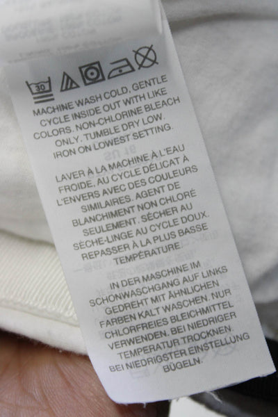 J Crew Womens Mini Peasant Skirt White Cotton Size 2