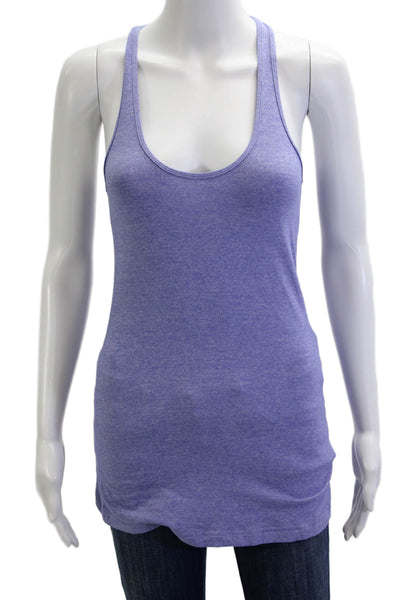 Lululemon Womens Basic Sleeveless Tank Purple Nylon Round Neck Size 8