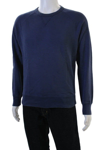 Uniqlo Mens Dark Blue 100% Cotton Crewneck Pullover Sweatshirt Size S