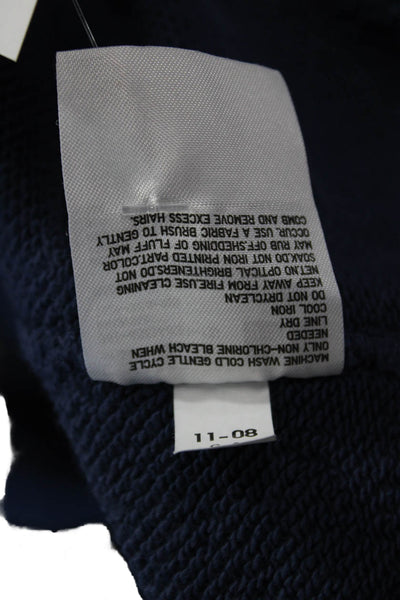 Uniqlo Mens Dark Blue 100% Cotton Crewneck Pullover Sweatshirt Size S