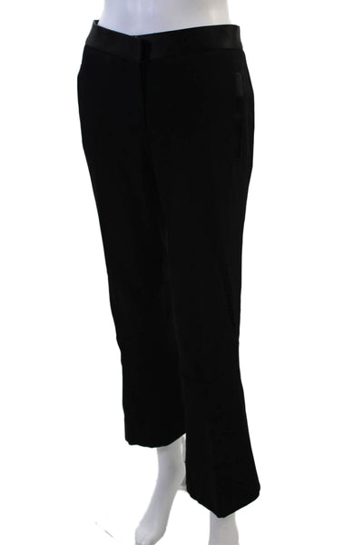 Barbara Bui Women Cropped Dress Pants Black 100% Wool Size 40