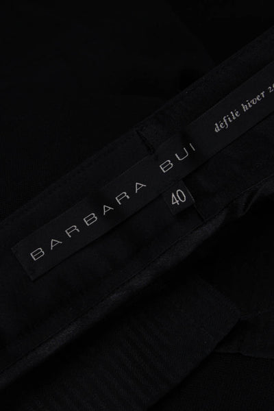 Barbara Bui Women Cropped Dress Pants Black 100% Wool Size 40