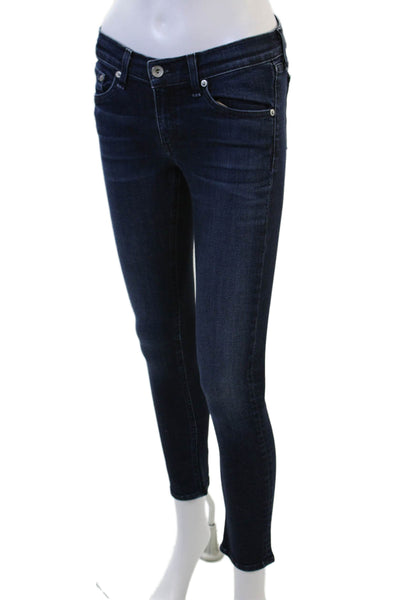 Rag & Bone Jean Womens Ankle Skinny Jeans Dark Blue Size 26