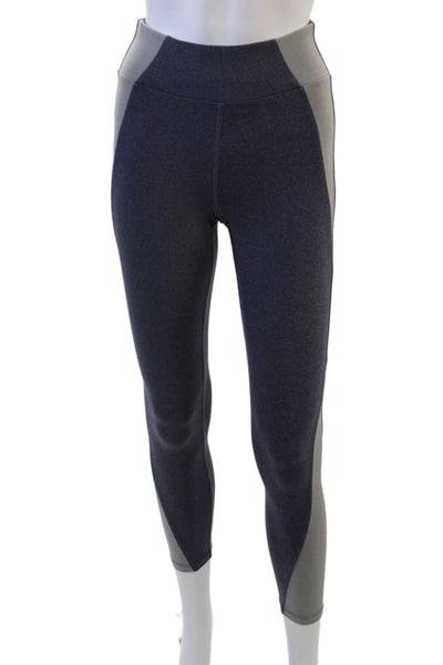 Heroine Sport Womens Ankle Jeggings Dark Blue Supplex Lycra Zip Size S