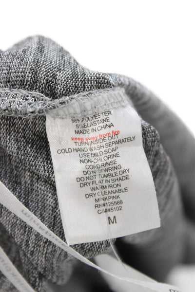 Mink Pink Unisex Sweat Shorts Gray Drawstring Size M