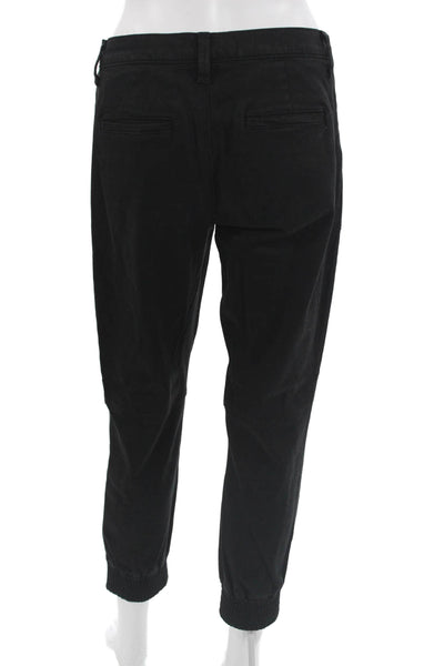 J Brand Womens Jogger Pants Black Button Closure Designer Size 25