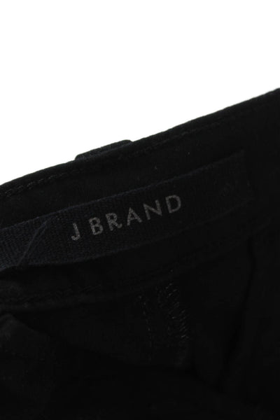 J Brand Womens Jogger Pants Black Button Closure Designer Size 25