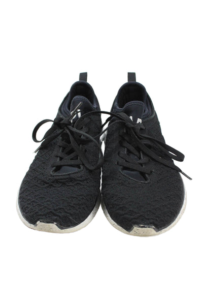 APL: Athletic Propulsion Labs Womens Mesh Tied Running Sneakers Black Size 7.5