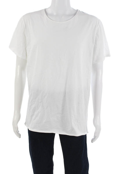 Drykorn for Beautiful People Mens White Cotton Round Neck T-Shirt Size XL