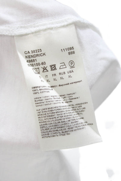 Drykorn for Beautiful People Mens White Cotton Round Neck T-Shirt Size XL
