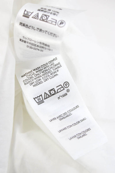 Polo Ralph Lauren Boys Collared Long Sleeves Button Down Shirt White Size 10