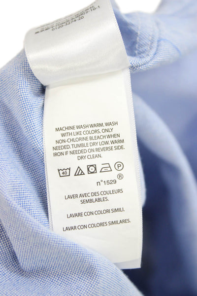 Polo Ralph Lauren Boys Long Sleeves Collared Button Down Shirt Blue Size 10