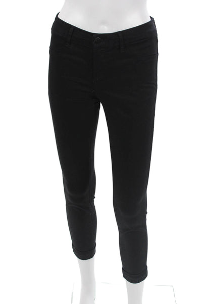 J Brand Womens Ankle Cropped Jegging Black Size 24