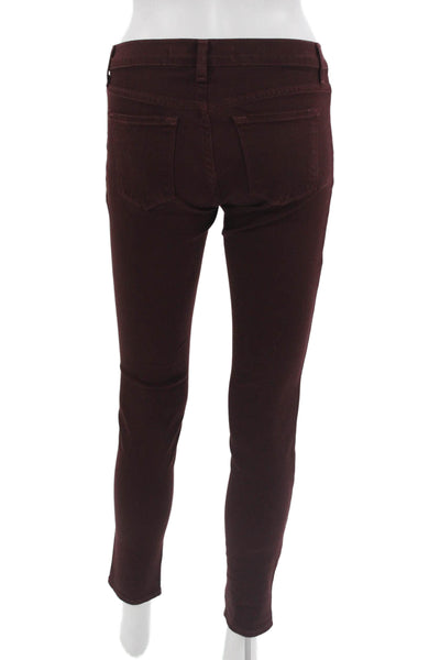J Brand Womens Brown Ankle Jegging Pants Size 25