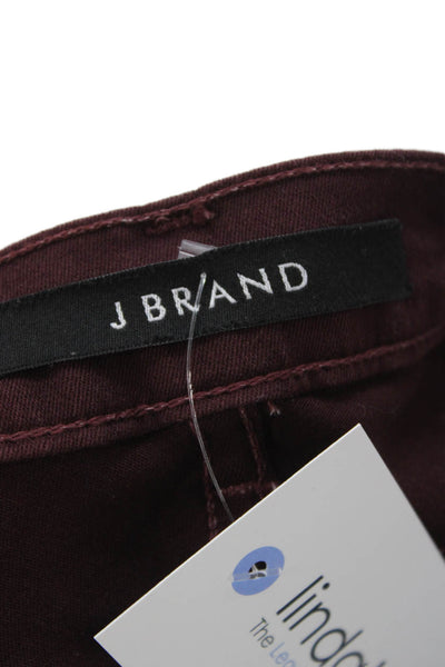 J Brand Womens Brown Ankle Jegging Pants Size 25