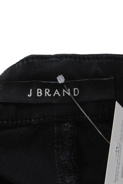 J Brand Women Cropped Ankle Jeans Black Low Rise Size 27