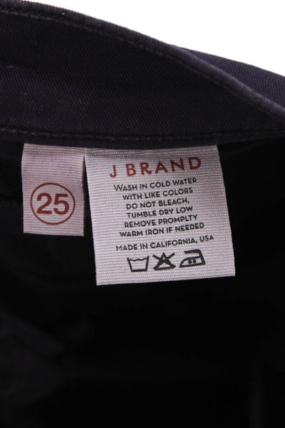 J Brand Womens Purple Low Rise Jeggings Button Fly 98% Cotton Size 25