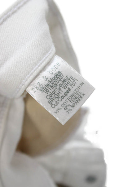 Rag & Bone Womens Skinny White Jeans Size 26