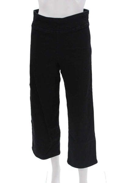 Frame Womens Cropped Black High Rise Jeans 28 Inseam Size 1