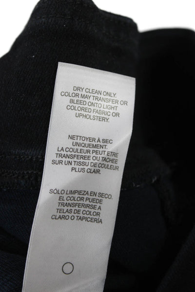 Frame Womens Cropped Black High Rise Jeans 28 Inseam Size 1