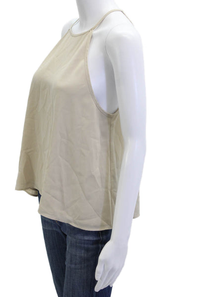 Show Me Your Mumu Womens Camisole Beige Cotton Size S