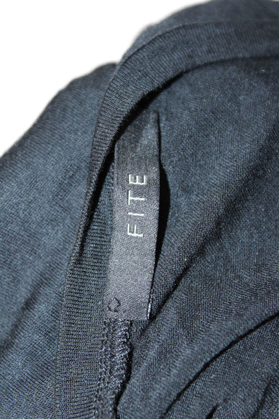 Fite Women Basic Black V-Neck Sleeveless Tank MicroModal Size M