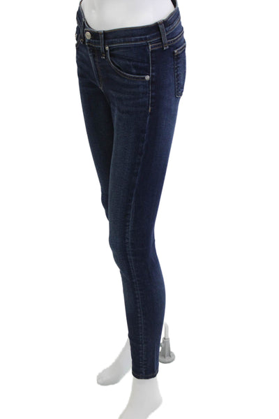 Rag & Bone Jean Women Ankle Skinny Dark Blue Jeans Size 27