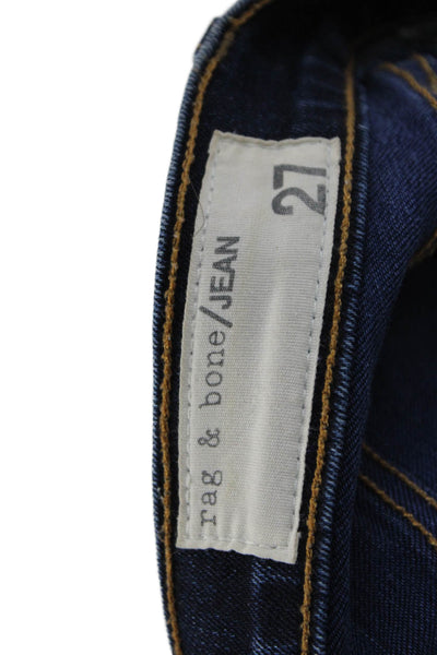 Rag & Bone Jean Women Ankle Skinny Dark Blue Jeans Size 27