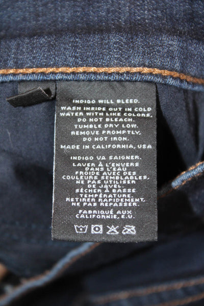 J Brand Womens Skinny Jeggings Dark Blue Size 27