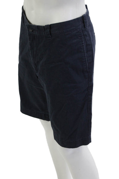 J Crew Mens Dark Blue 100% Cotton Chino Shorts Size 38