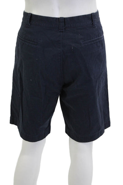 J Crew Mens Dark Blue 100% Cotton Chino Shorts Size 38