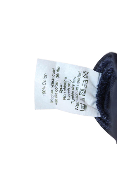 J Crew Mens Dark Blue 100% Cotton Chino Shorts Size 38