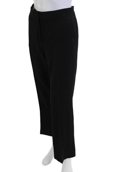 Max Mara Women Dress Pants Black Wool Zip Inseam 26 Size 8