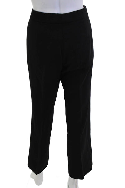 Max Mara Women Dress Pants Black Wool Zip Inseam 26 Size 8
