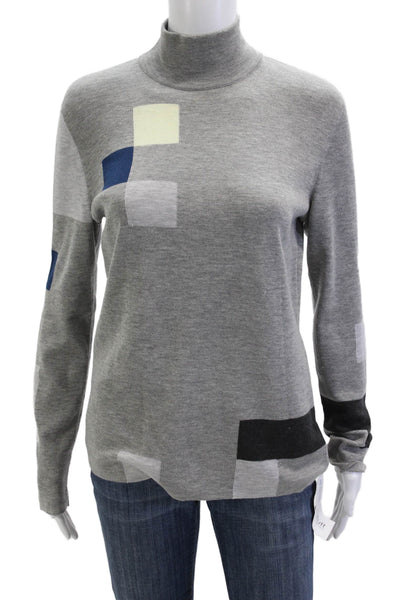 Weekend Max Mara Unisex Blue Cotton Scoop Neck Pullover Long Sleeve Size L
