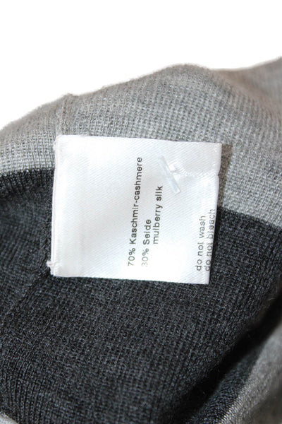 Weekend Max Mara Unisex Blue Cotton Scoop Neck Pullover Long Sleeve Size L