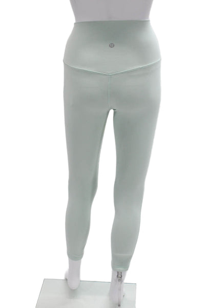 Lululemon Womens Light Blue Nylon Ankle Leggings Size 2