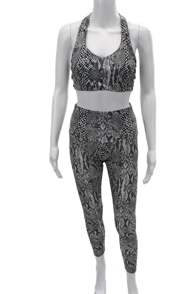 ONZIE Womens Ankle Jegging Animal Print Black Size S