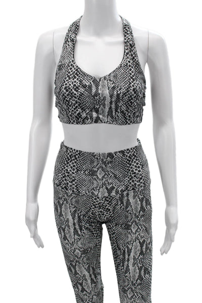 ONZIE Womens Ankle Jegging Animal Print Black Size S