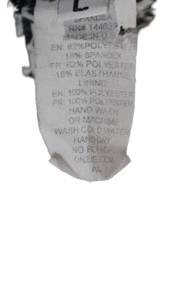 ONZIE Womens Ankle Jegging Animal Print Black Size S