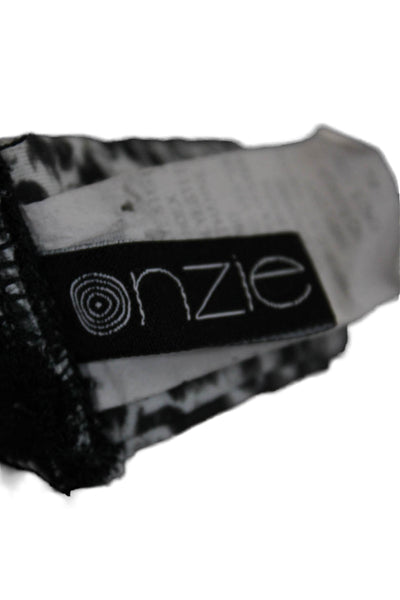 ONZIE Womens Ankle Jegging Animal Print Black Size S