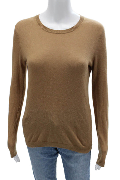 Zara Unisex Brown Crew Neck Pullover Long Sleeve Size S